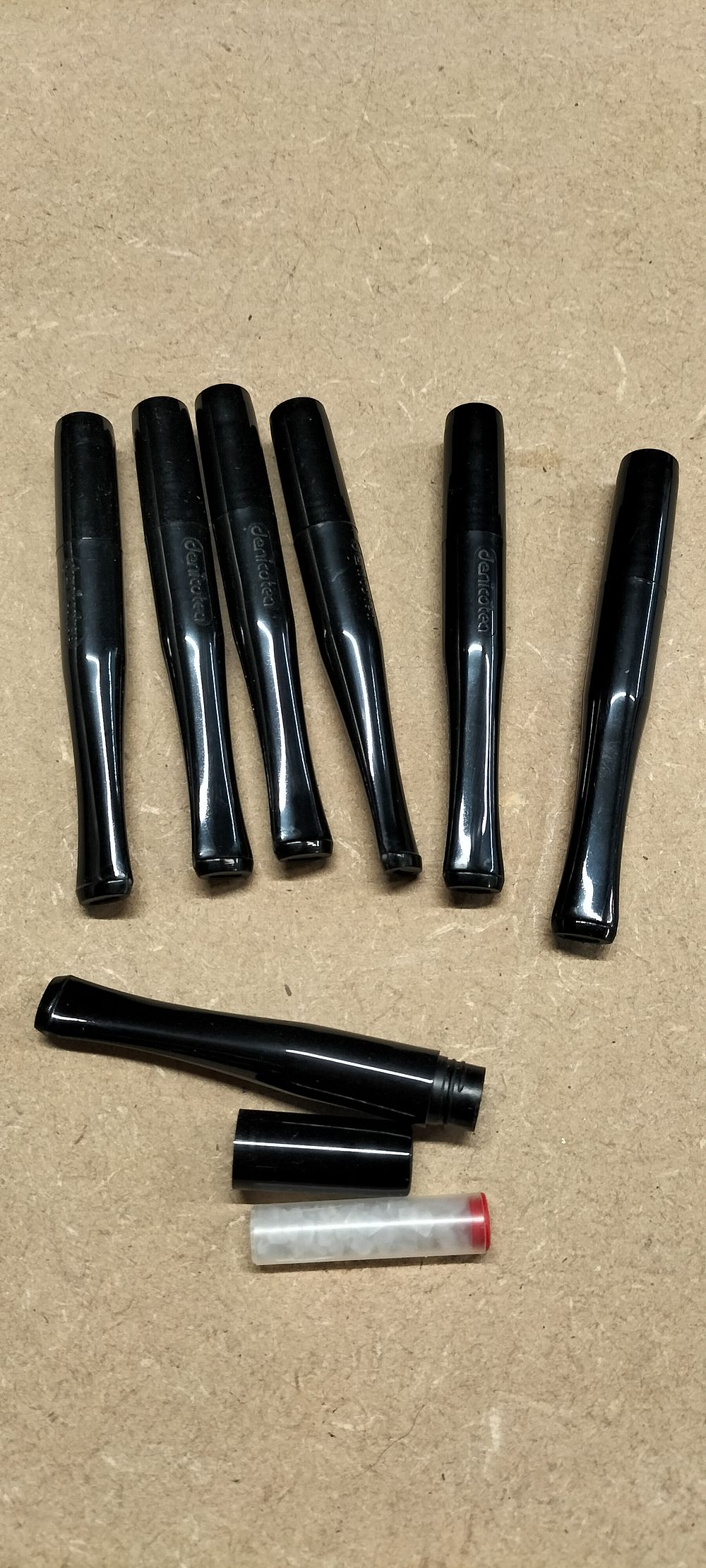 Lot 308: 7 Denicotea Plastic Cigarette Holders with One Filter Cartridge