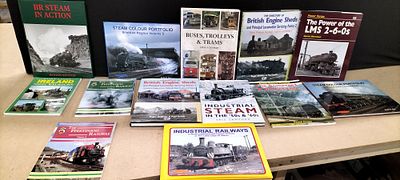 13 British Transport and Railway History Books Including OPC and Book Law Publications