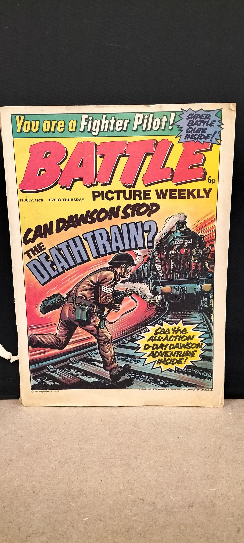 Lot 330: A Vintage IPC Magazines Ltd. Paper Comic, Battle Picture Weekly 12 July 1975 Issue