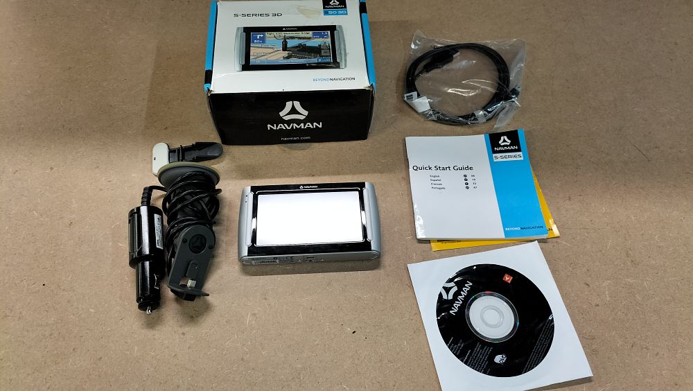 Lot 350: A Navman S50 3D Plastic Portable GPS Navigation System