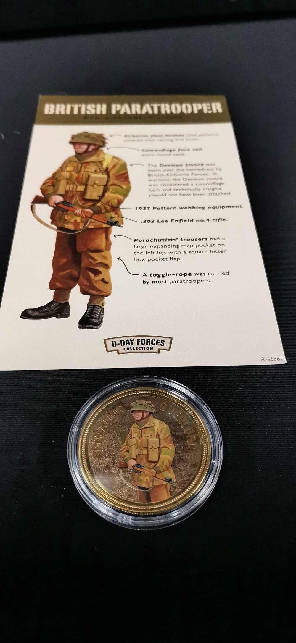 Lot 232: A D-Day Forces Collection Gold Plated Operation Overlord Commemorative Medal