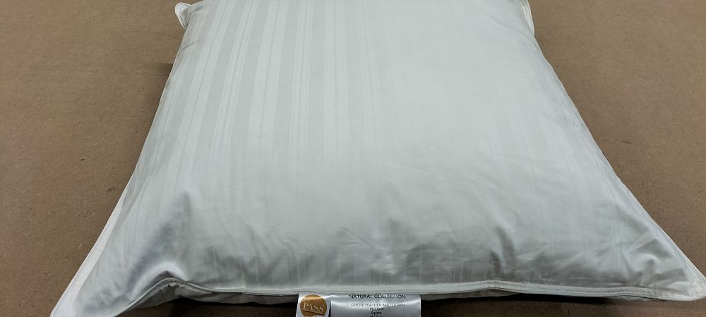 Lot 287: A Natural Collection Goose Feather and Down Square Pillow