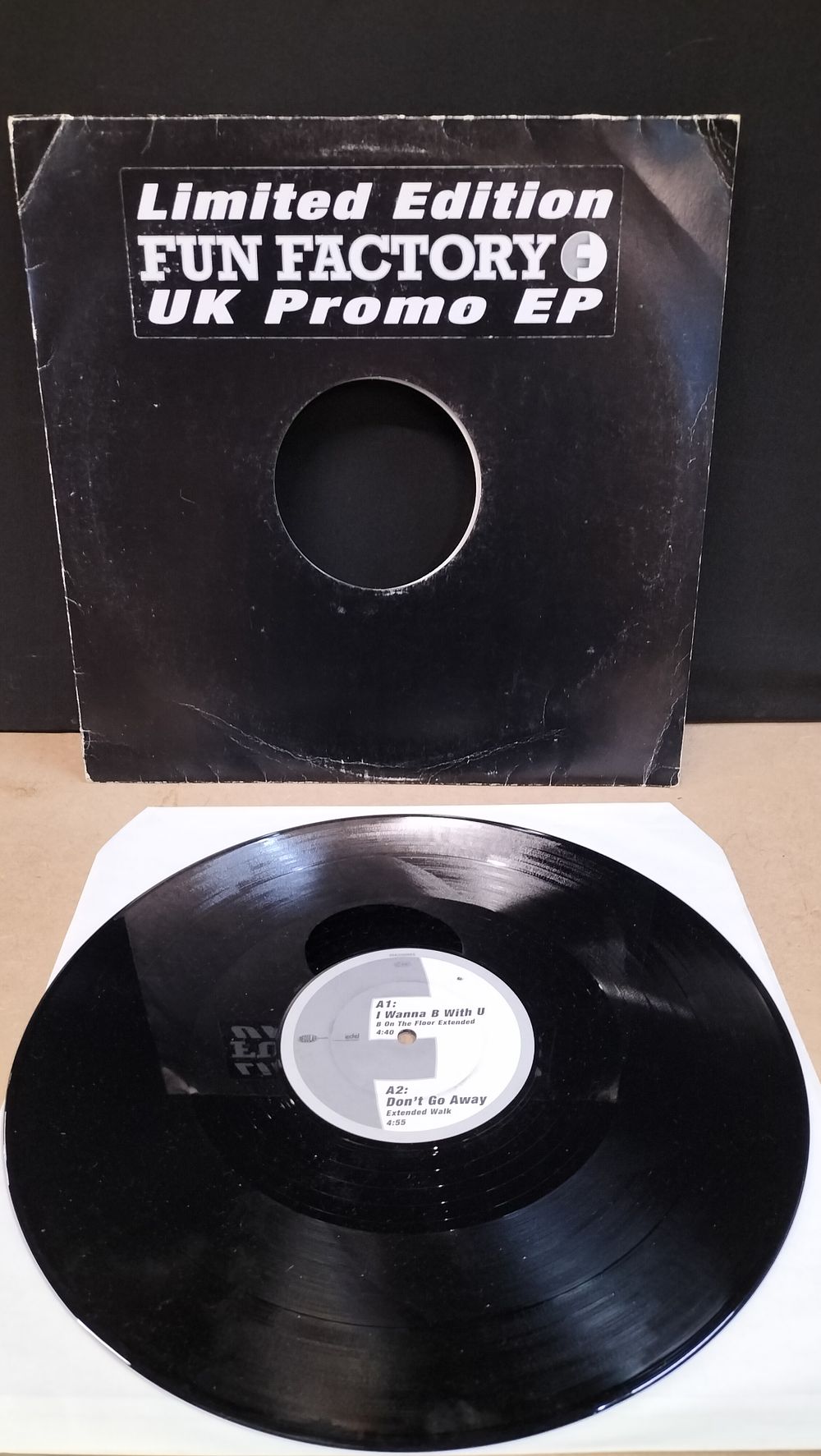 Lot 314: A Limited Edition Fun Factory UK Promo EP Vinyl Record, 0042090REG