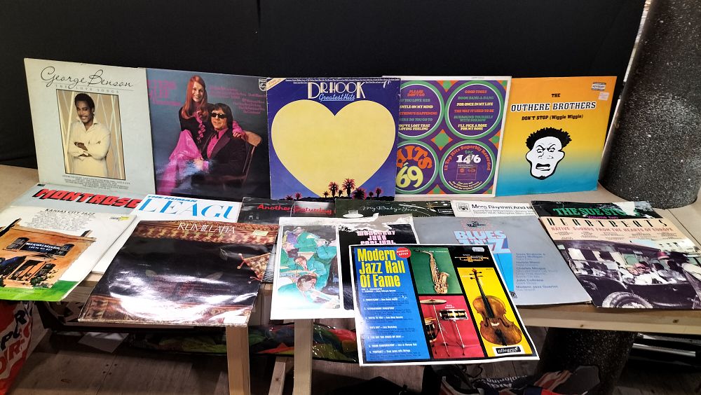 Lot 316: A Collection of 18 Vinyl LPs and 12-inch Singles including Jazz, Rock and Pop