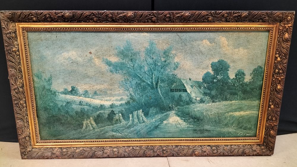 Lot 332: A Framed  Print of a 19th Century Italian Scene
