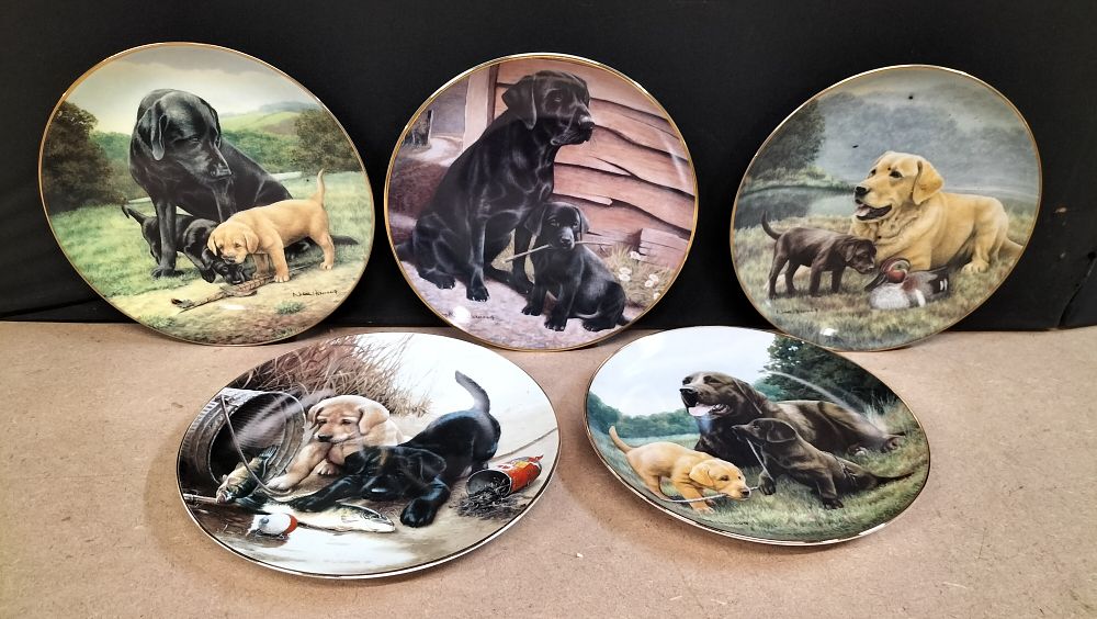 Lot 342: A Collection of 5 Nigel Hemming and Jim Lamb Porcelain Collector Plates