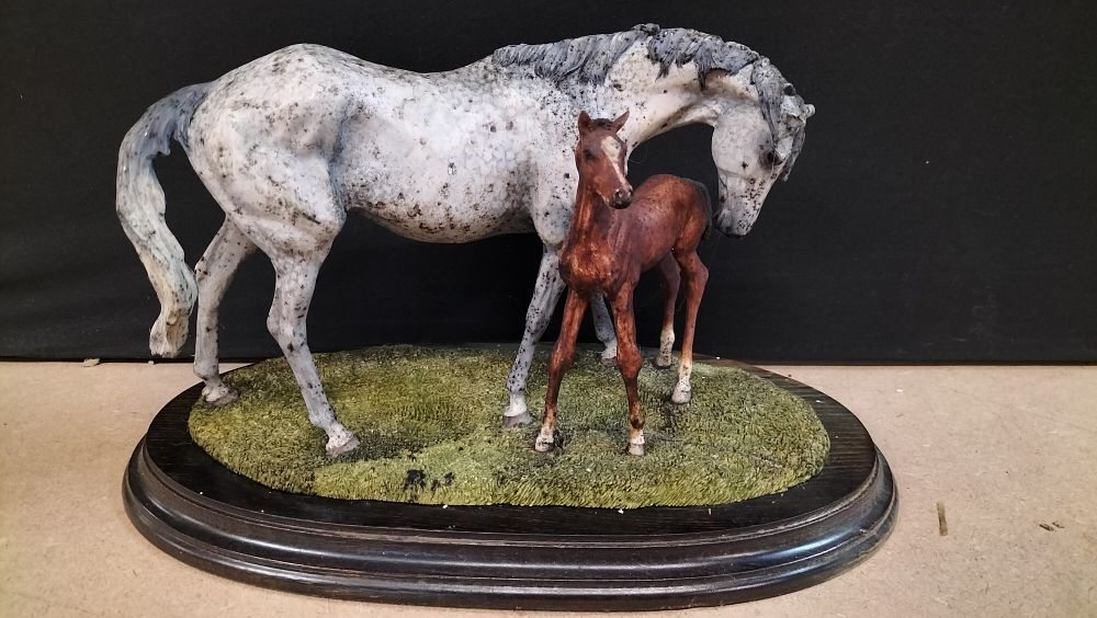 Lot 343: A Country Artists Resin Sculpture Springtime, CA 405
