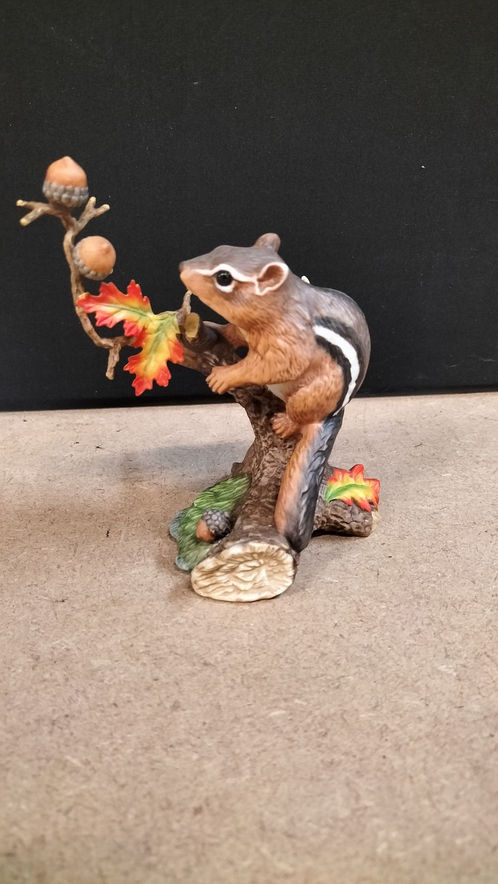 Lot 359: A Brooks & Bentley Autumn Adventure Eastern Chipmunk Porcelain Figurine, 1991