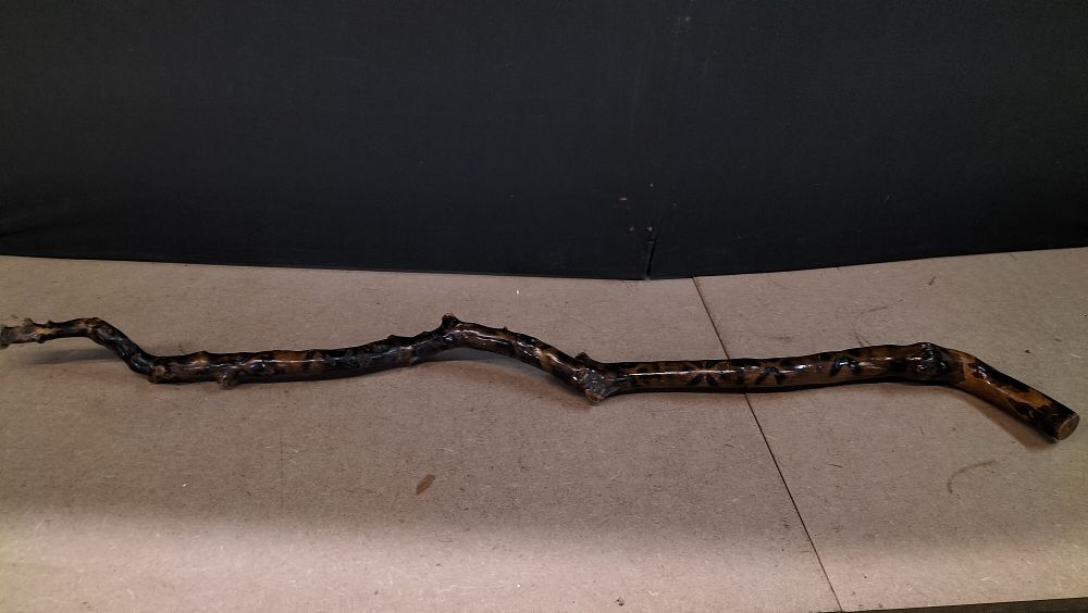 Lot 377: A Natural Gnarled Hardwood Walking Stick