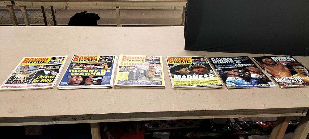 Lot 407: A Collection of 6 Vintage Boxing News Magazines