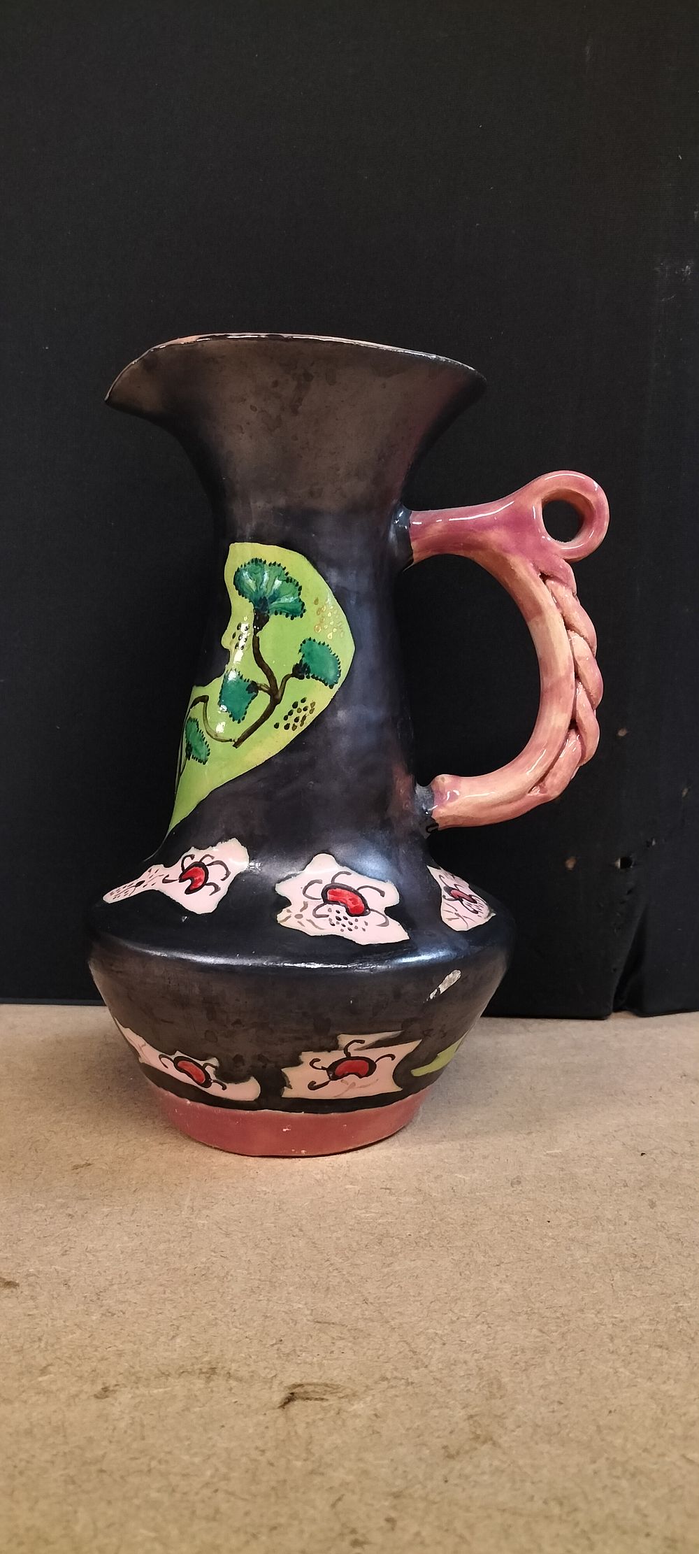 Lot 151: A M.K. Chander Studio Pottery Pitcher, 90