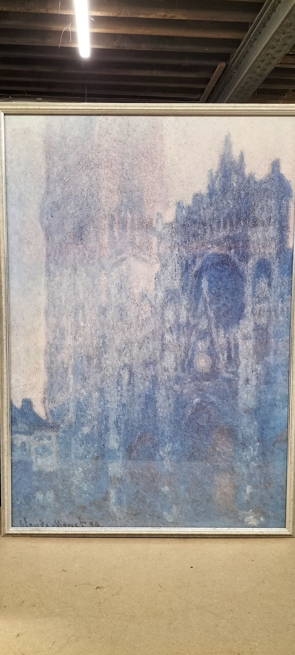 Lot 181: Claude Monet 'Rouen Cathedral' Framed Print
