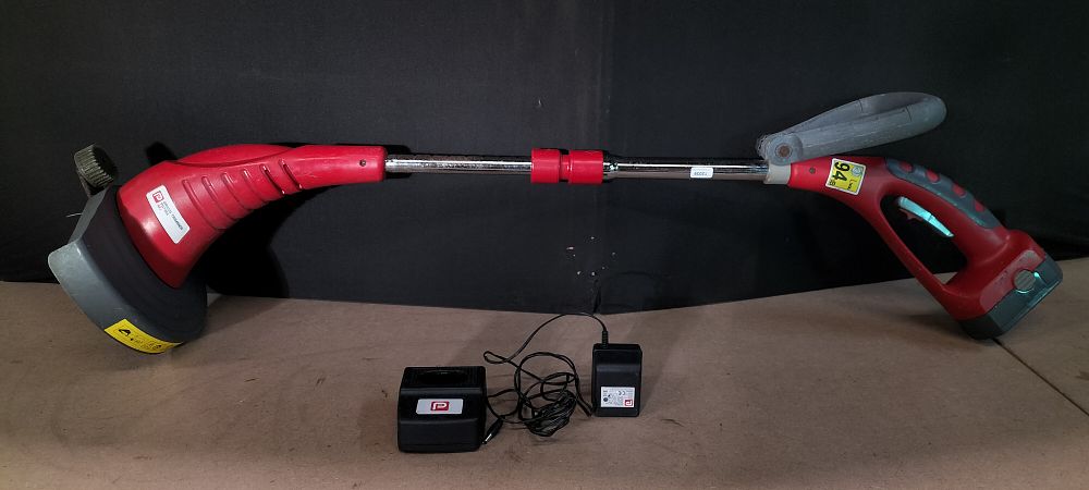 Lot 227: Performance Power PGT18A Cordless 18V Grass Trimmer with Battery and Charger