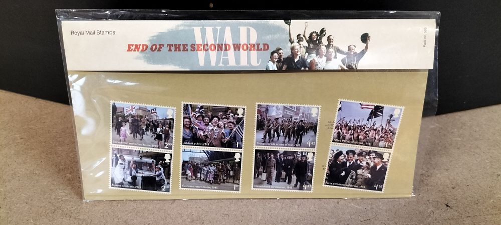 Lot 265: UK 2020 Royal Mail End of The Second World War Presentation Pack 585