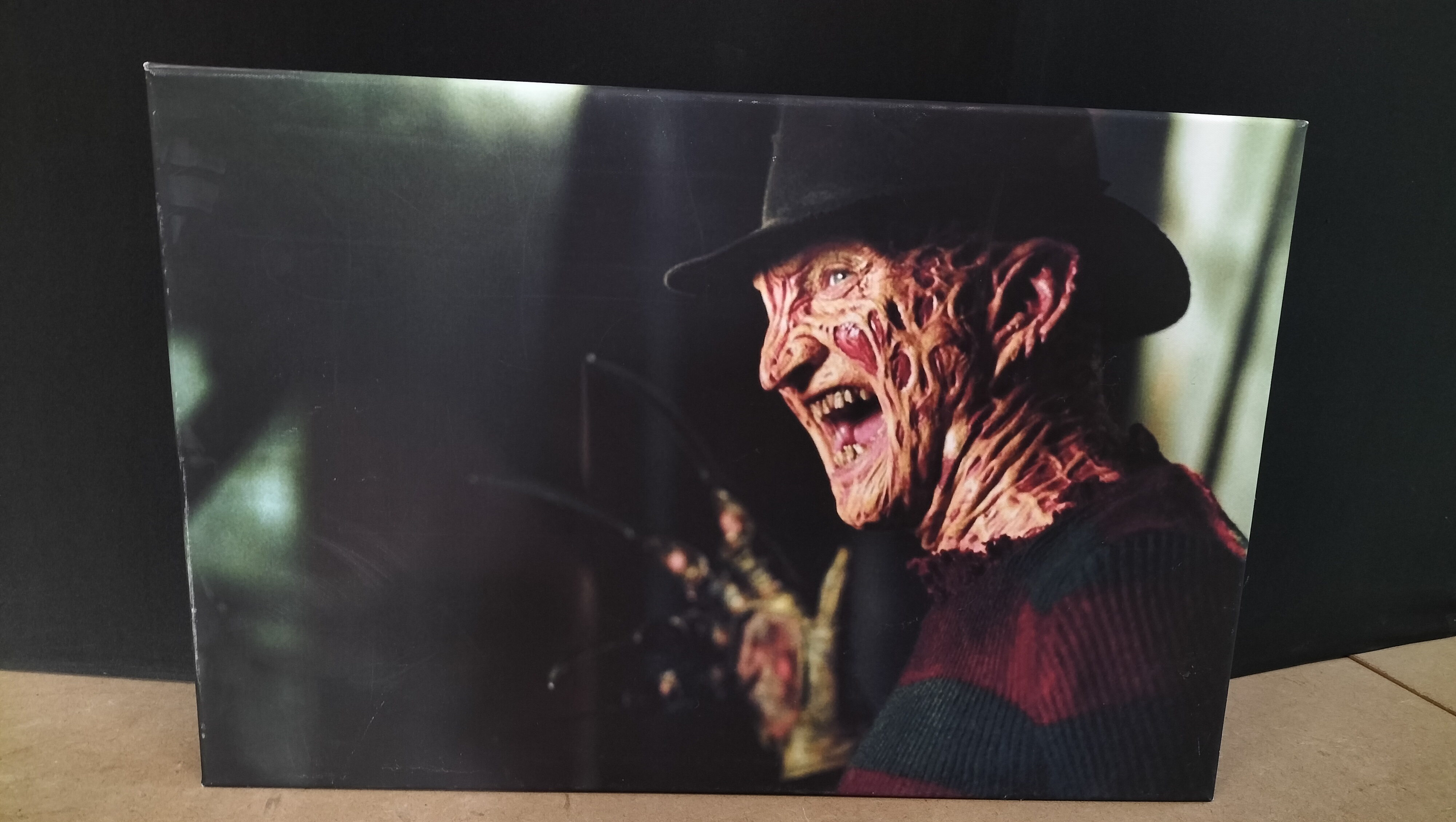 A Freddy Krueger A Nightmare on Elm Street Printed Framed Print