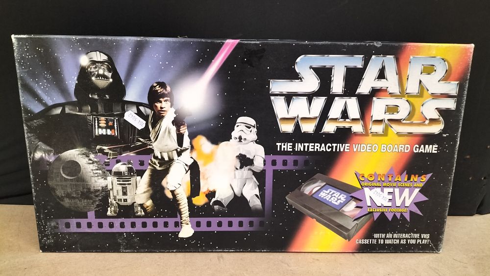 Lot 152: Star Wars The Interactive Video Board Game by Parker Brothers, 14296102