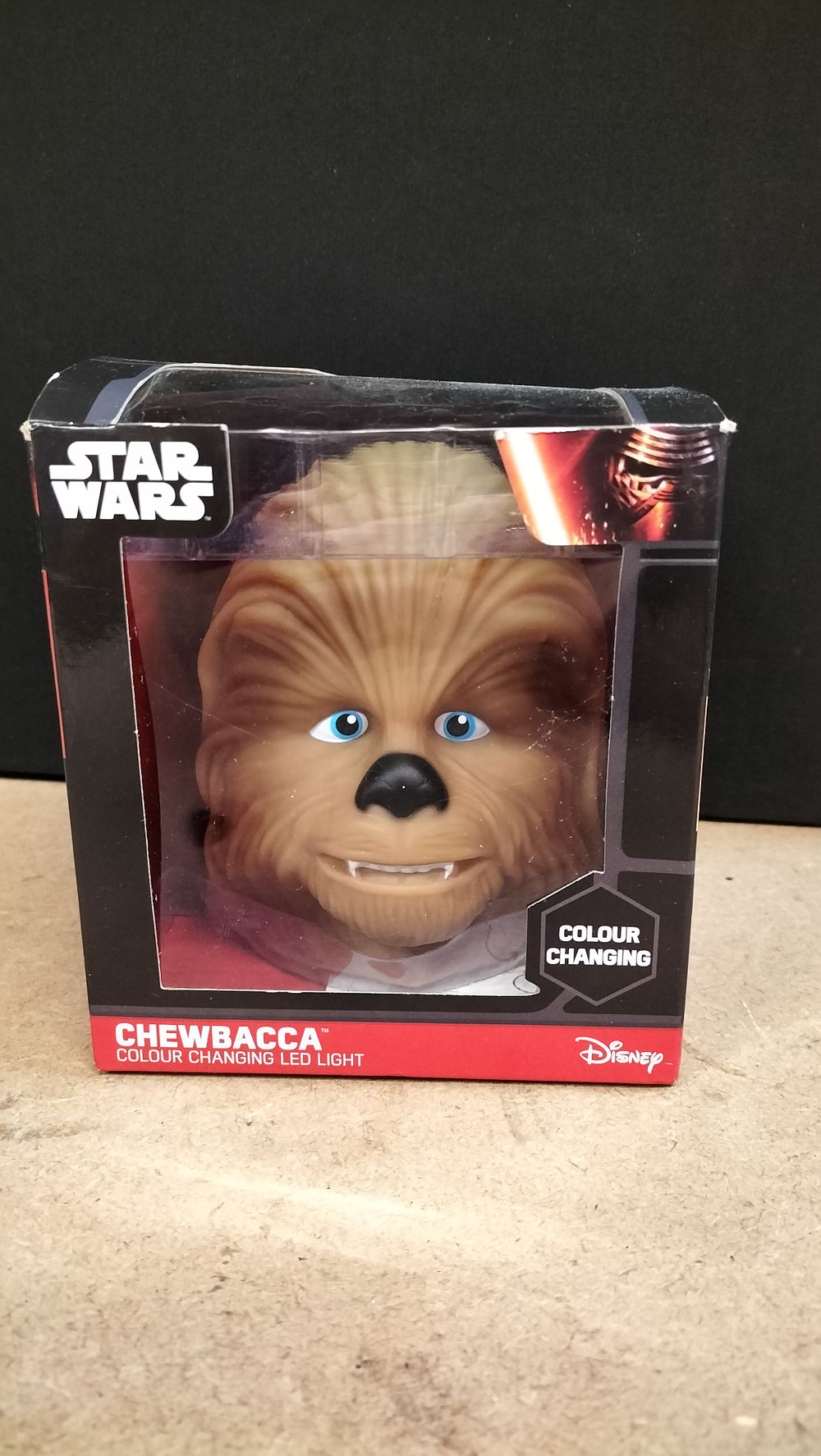 Lot 176: Star Wars Spearmark Chewbacca Colour Changing LED Light