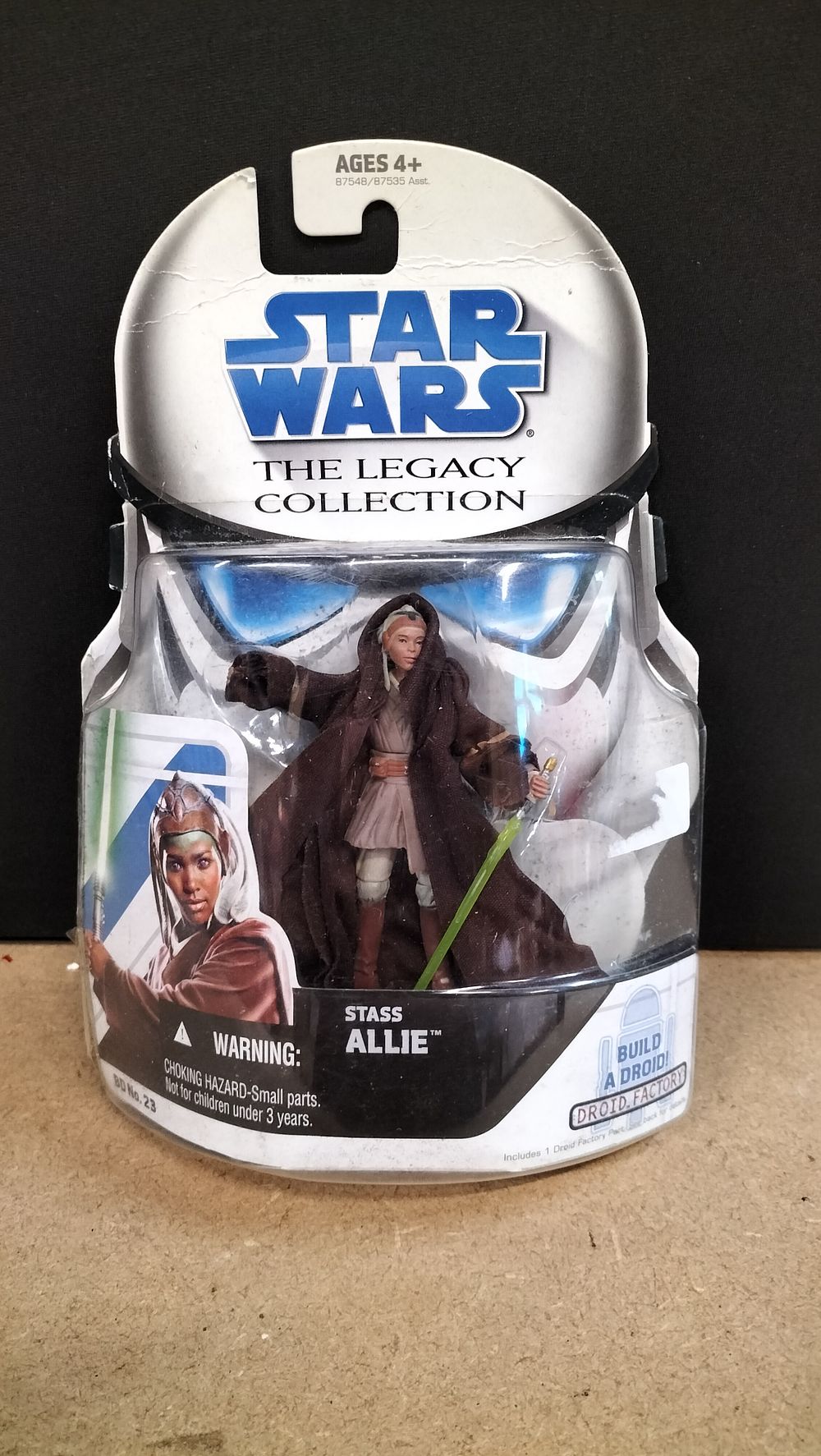 Lot 196: Hasbro Star Wars The Legacy Collection Stass Allie Action Figure, BD 23