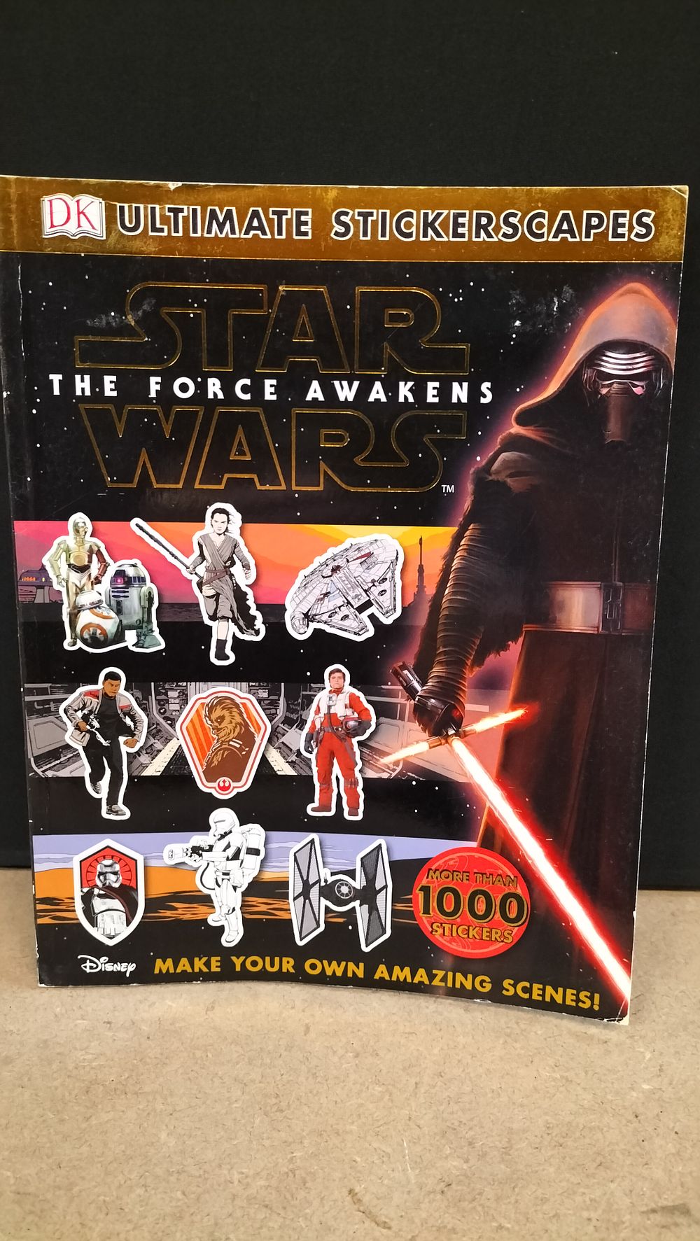 Lot 212: DK Star Wars The Force Awakens Ultimate Stickerscapes Activity Book