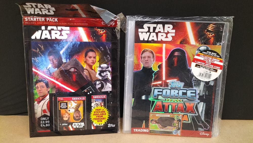 Lot 218: Two Topps Star Wars The Force Awakens Factory Sealed Starter Sets