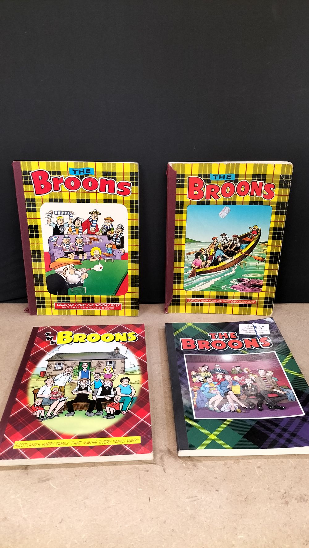 Lot 229: A Collection of 4 The Broons Comic Annuals