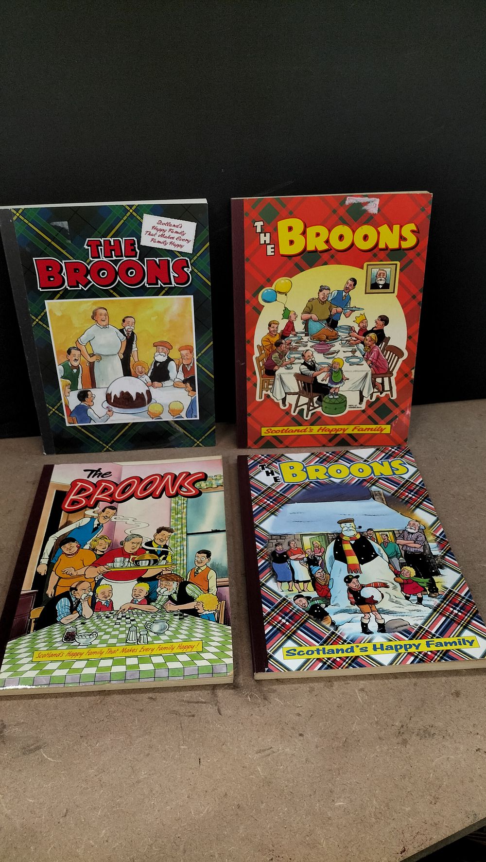 Lot 232: A Collection of 4 The Broons Comic Annuals