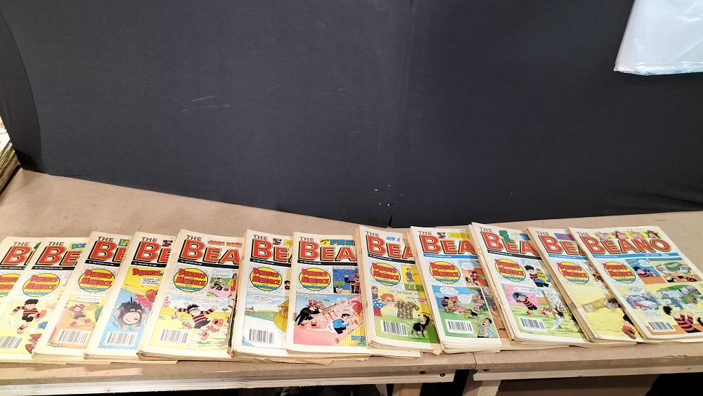 Lot 237: A Collection of 80 D.C. Thomson The Beano Comic Books from 1990