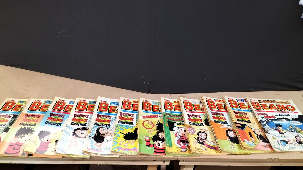 Lot 244: A Collection of 52 The Beano Comic Issues from 1997