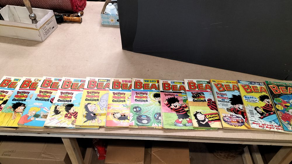 Lot 245: A Collection of 51 The Beano Comic Issues Dating 1998