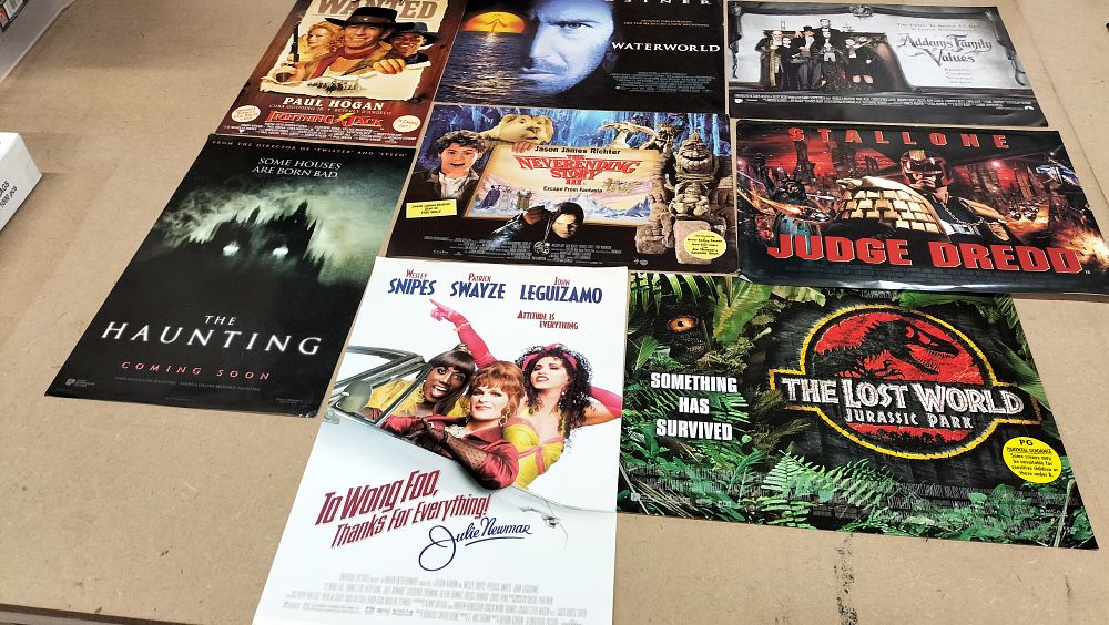 Lot 247: A Collection of 8 Original UK Cinema Quad Posters