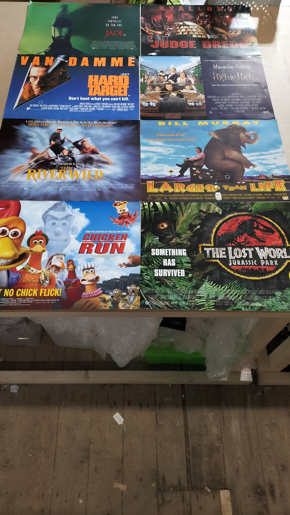 Lot 257: A Collection of 8 Original Film Poster British Quads
