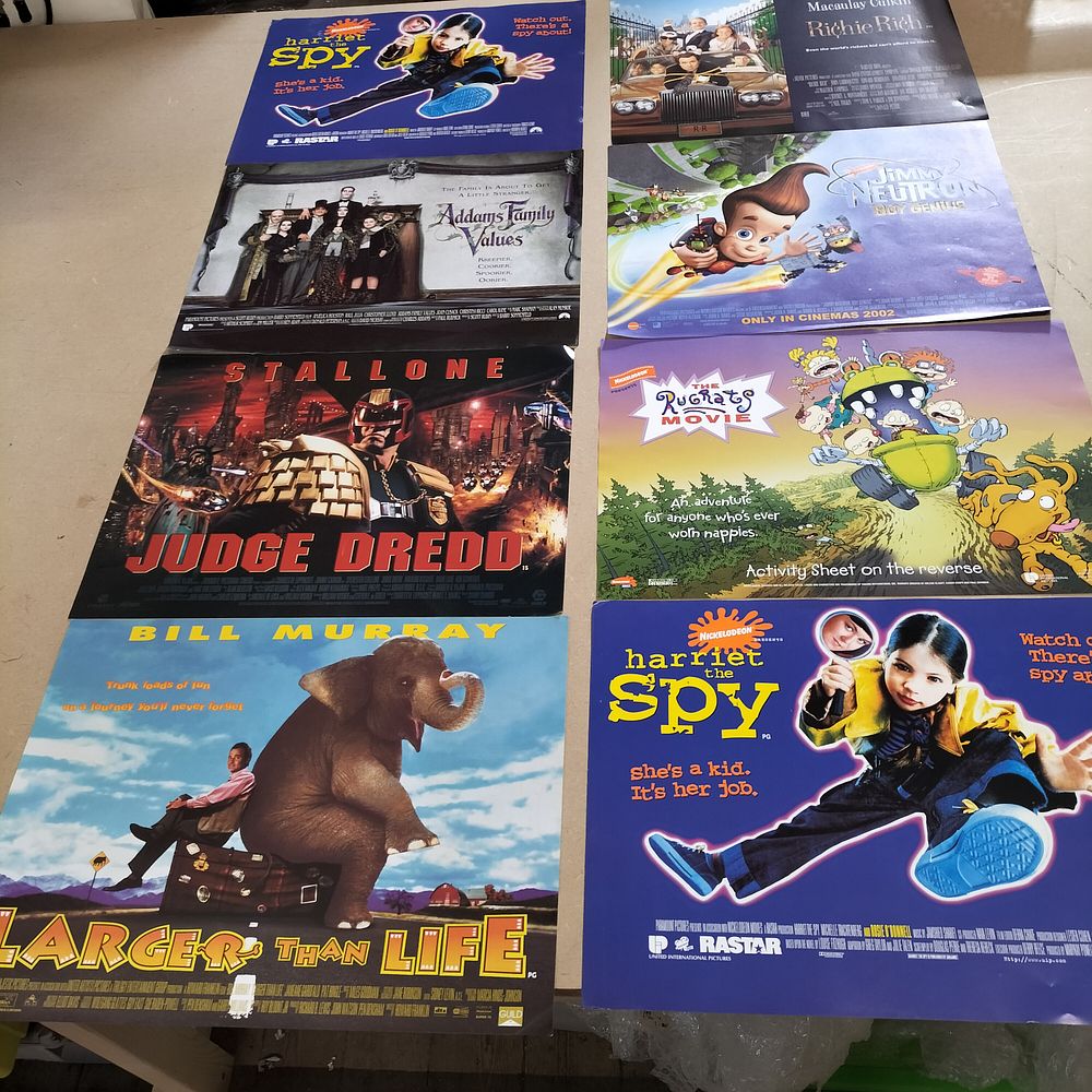 Lot 261: A Collection of 8 Original Cinema Promotional Posters