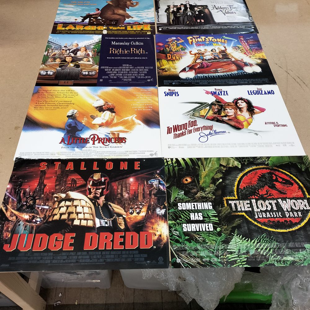 Lot 265: A Collection of 8 Paper British Quad Cinema Posters