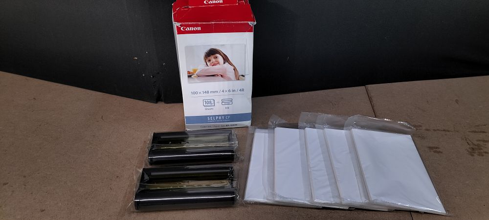 Lot 302: A Canon Color Ink and Paper Set, Model KP-108IN