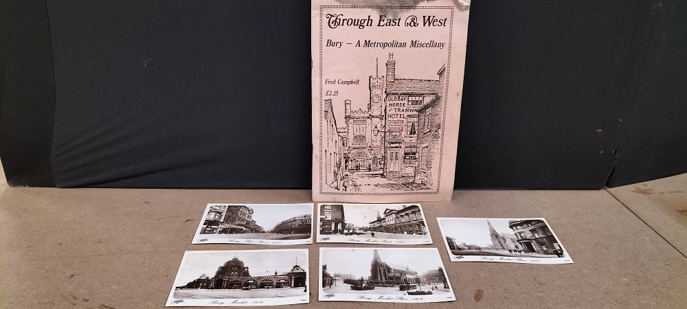 Lot 328: A Local History Booklet and x5 Frith's Series Reproduction Postcards