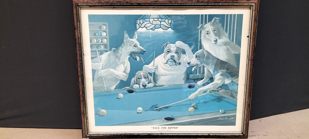 Lot 334: Arthur Sarnoff Jack The Ripper Framed Print