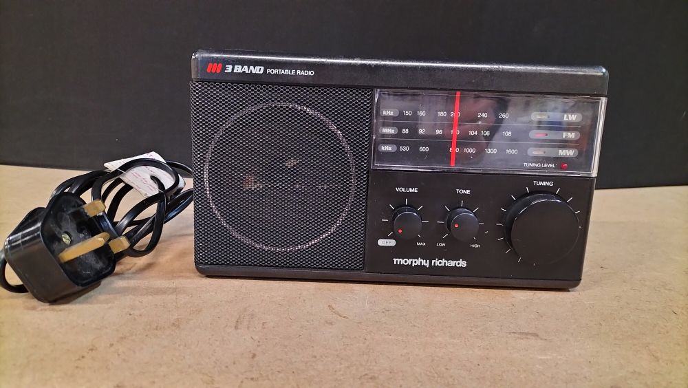 Lot 13: Morphy Richards 3 Band Portable Radio, Model R130