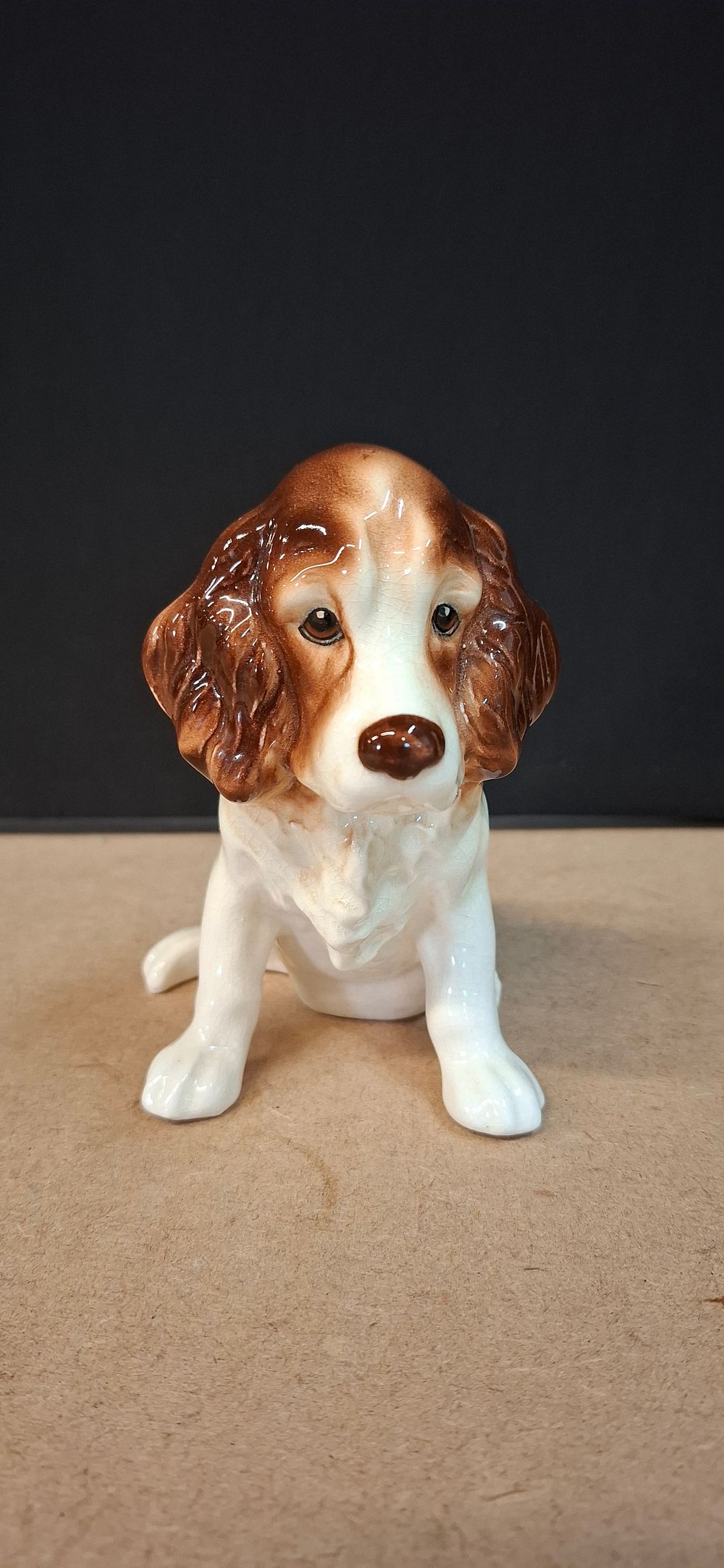 Lot 79: A SylvaC Glazed Ceramic Seated Spaniel Dog Figurine