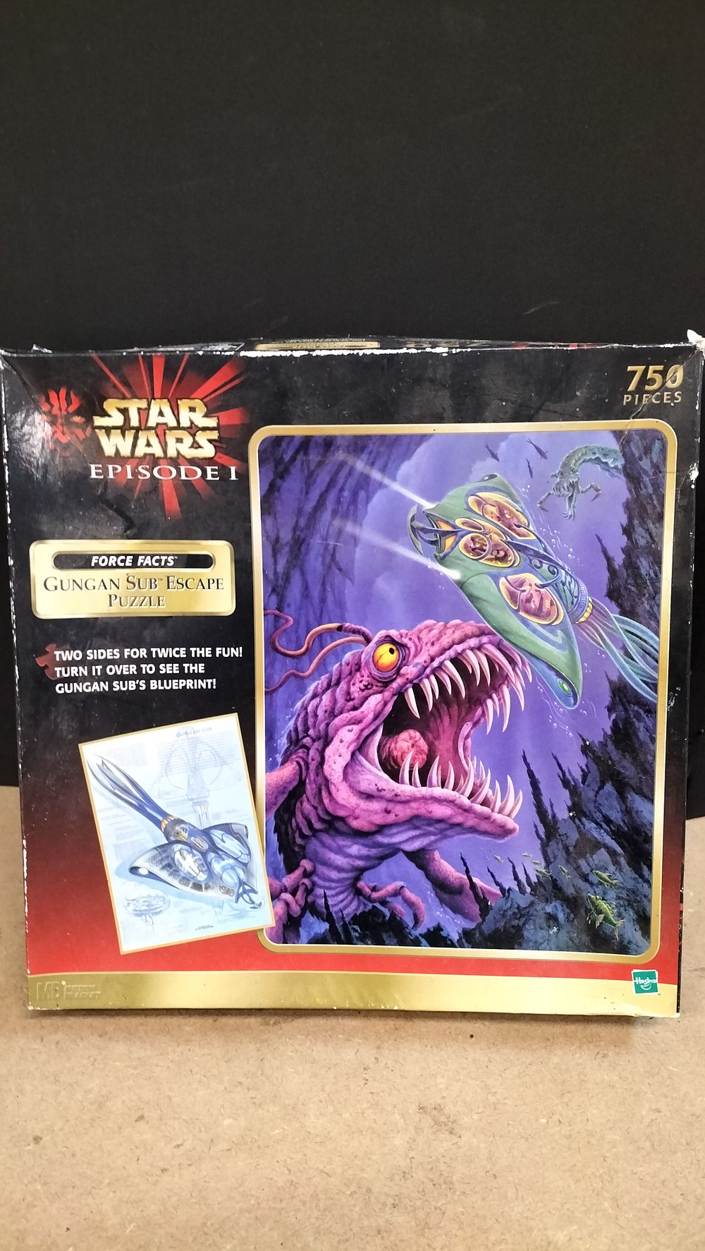 Lot 334: Star Wars Episode I Gungan Sub Escape Milton Bradley Hasbro Jigsaw Puzzle, 41086
