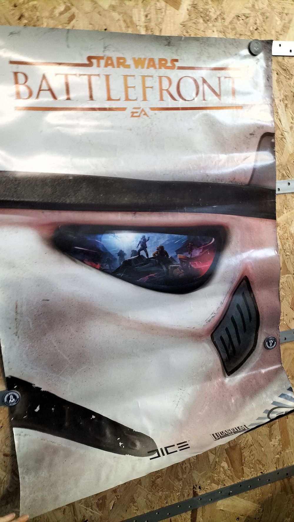 Lot 335: A Star Wars Battlefront EA DICE Promotional Print