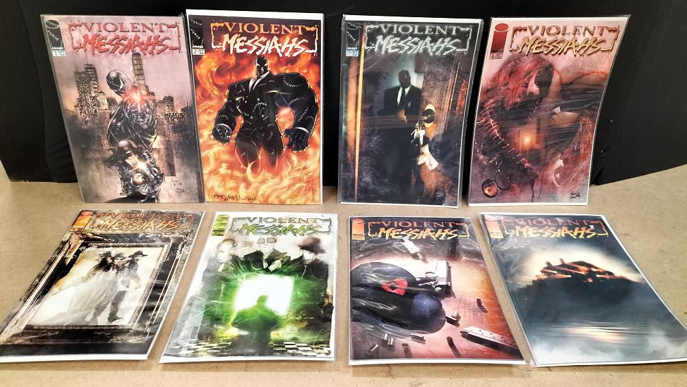 Lot 339: A Collection of 8 Image Comics Violent Messiahs Issues 1-8
