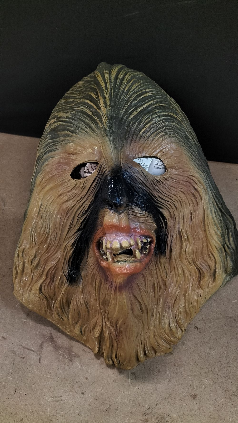 Lot 355: A 2010 Rubie's Costume Company Inc. Star Wars Chewbacca Latex Mask