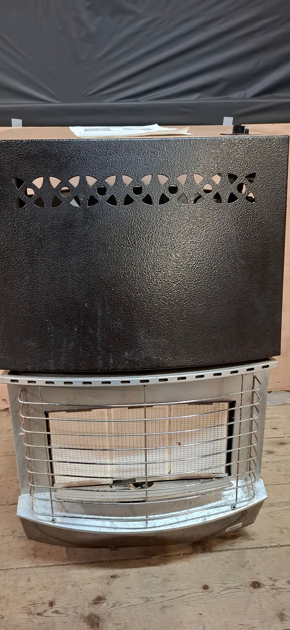 Lot 154: A Vintage Valor Infrared Cabinet Gas Heater with Original Operating Instructions