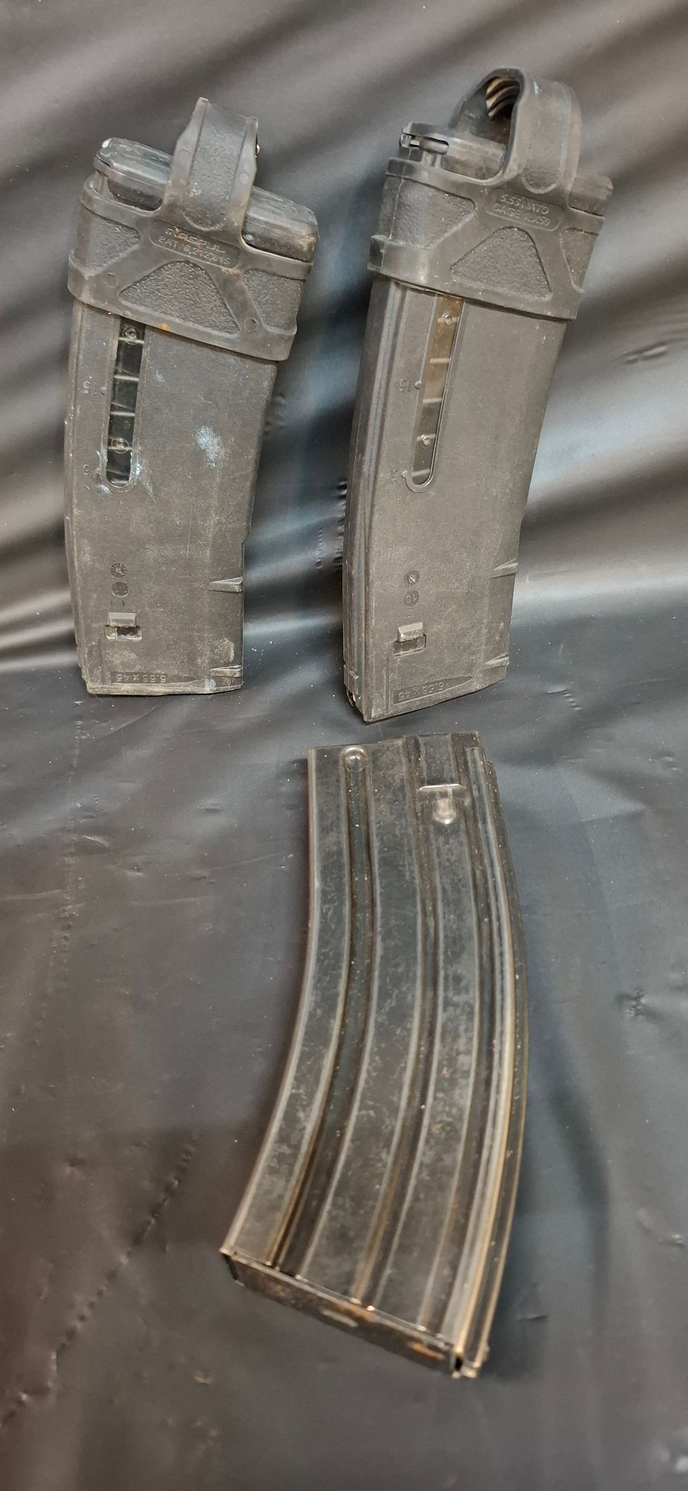 Lot 203: A Collection of 3 Heckler & Koch and Magpul Polymer and Steel 5.56 NATO Magazines