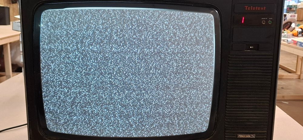 Lot 239: A Ferguson TX Teletext CRT Television, Model TB 6023