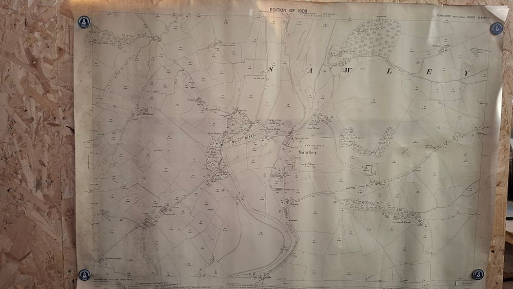 Lot 285: Ordnance Survey Yorkshire West Riding Sheet CLXXXII.4 Ribblesdale Map