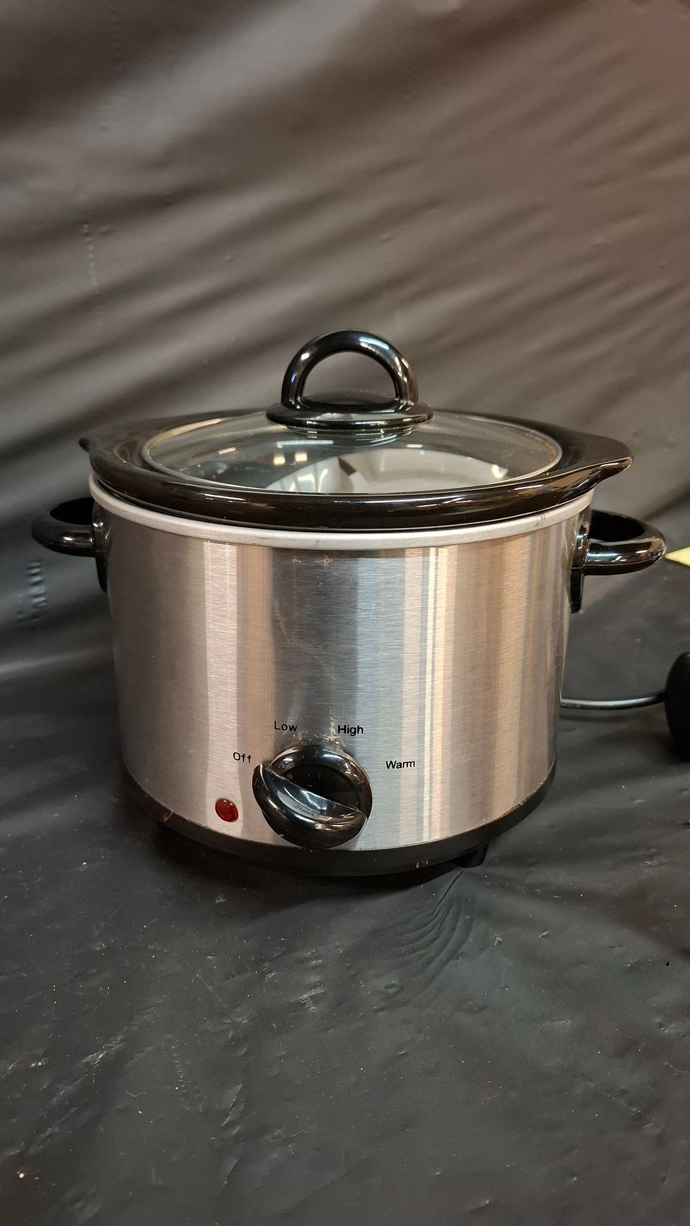 Lot 296: A Morrisons Stainless Steel Slow Cooker, Product Code 2165017