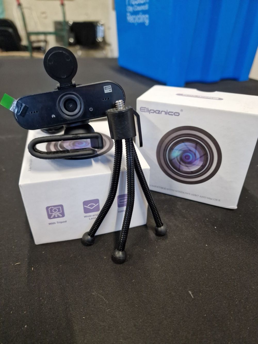 Lot 156: Two brand new webcam with microphone, comes with...