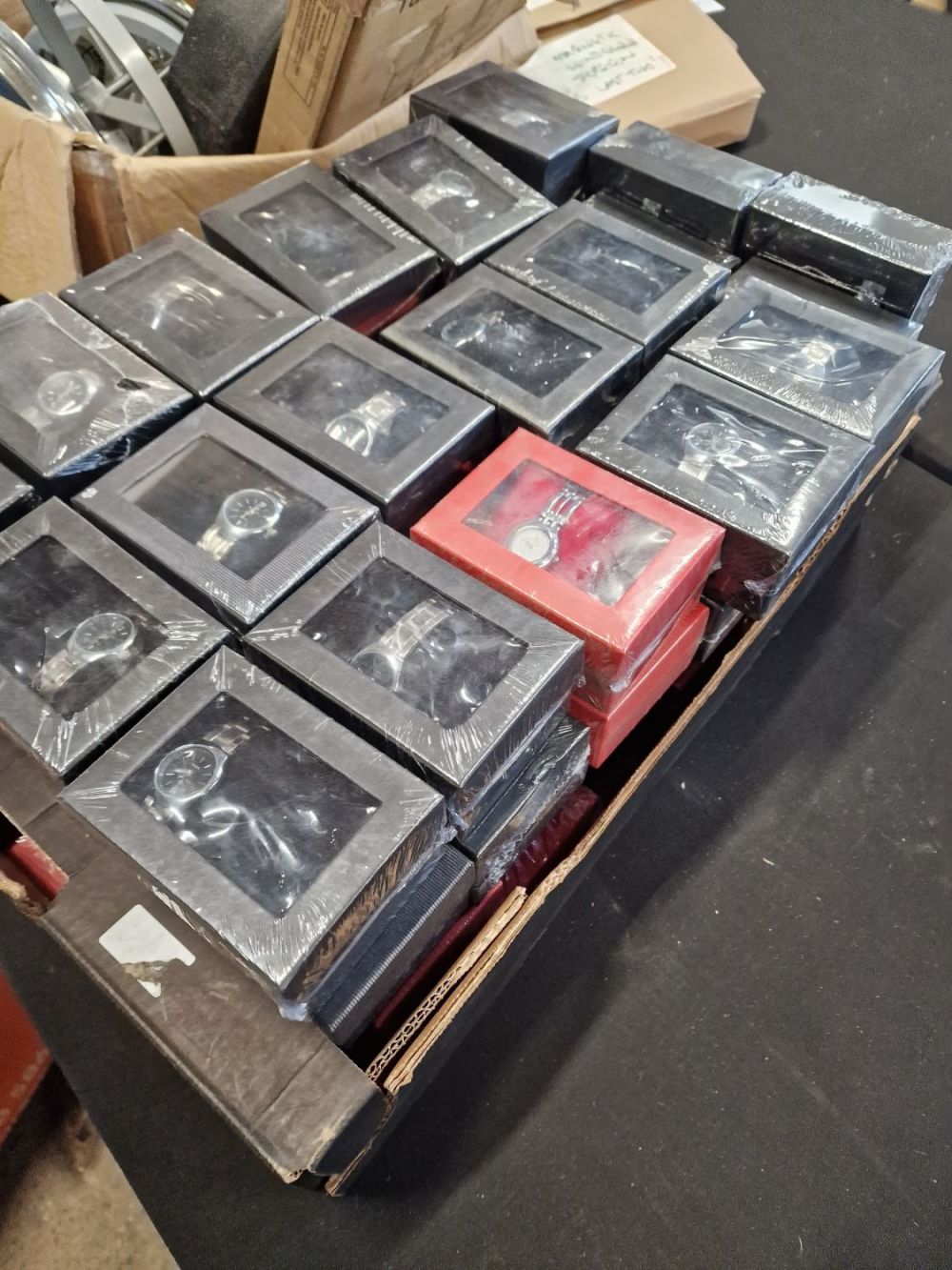 Lot 157: 78 brand new box ladies watches, various designs...