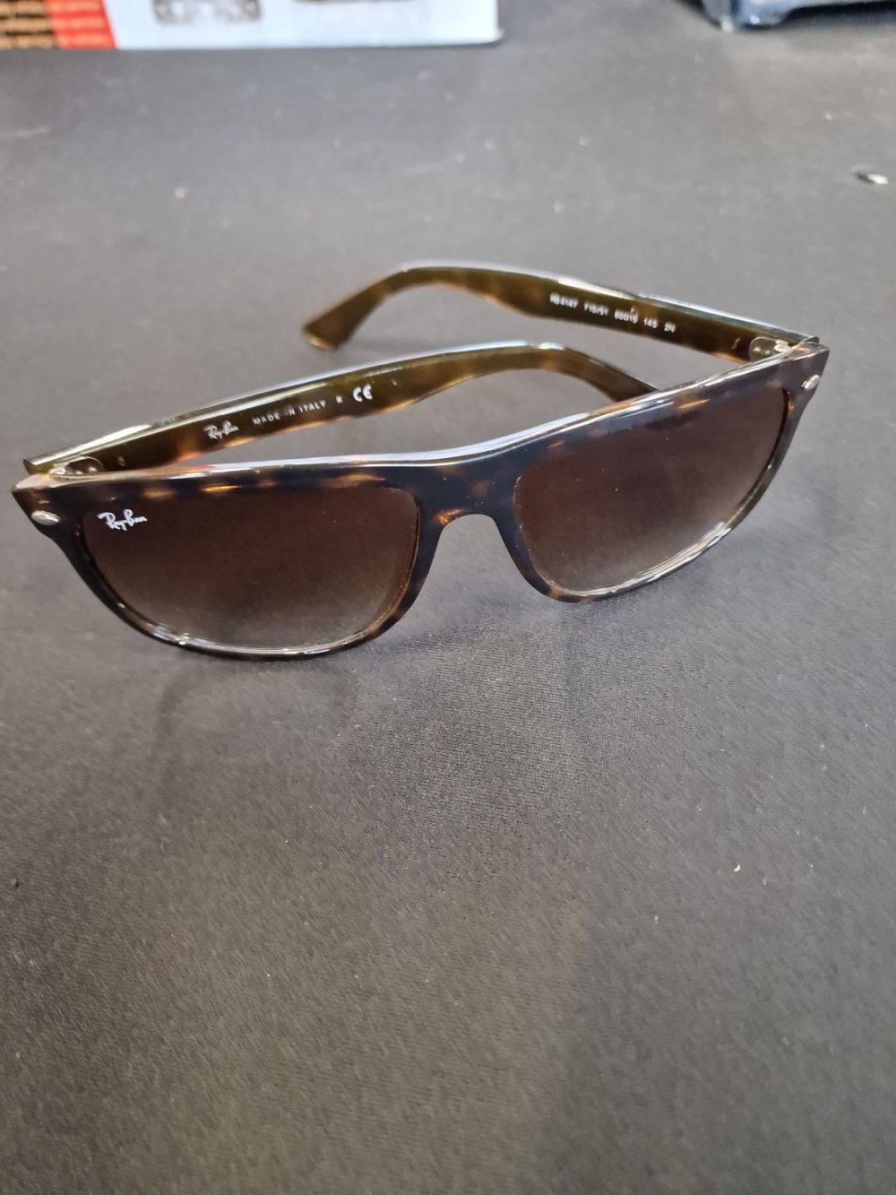 Lot 171: Ladies Rayban sunglasses with tortoise shell design in...